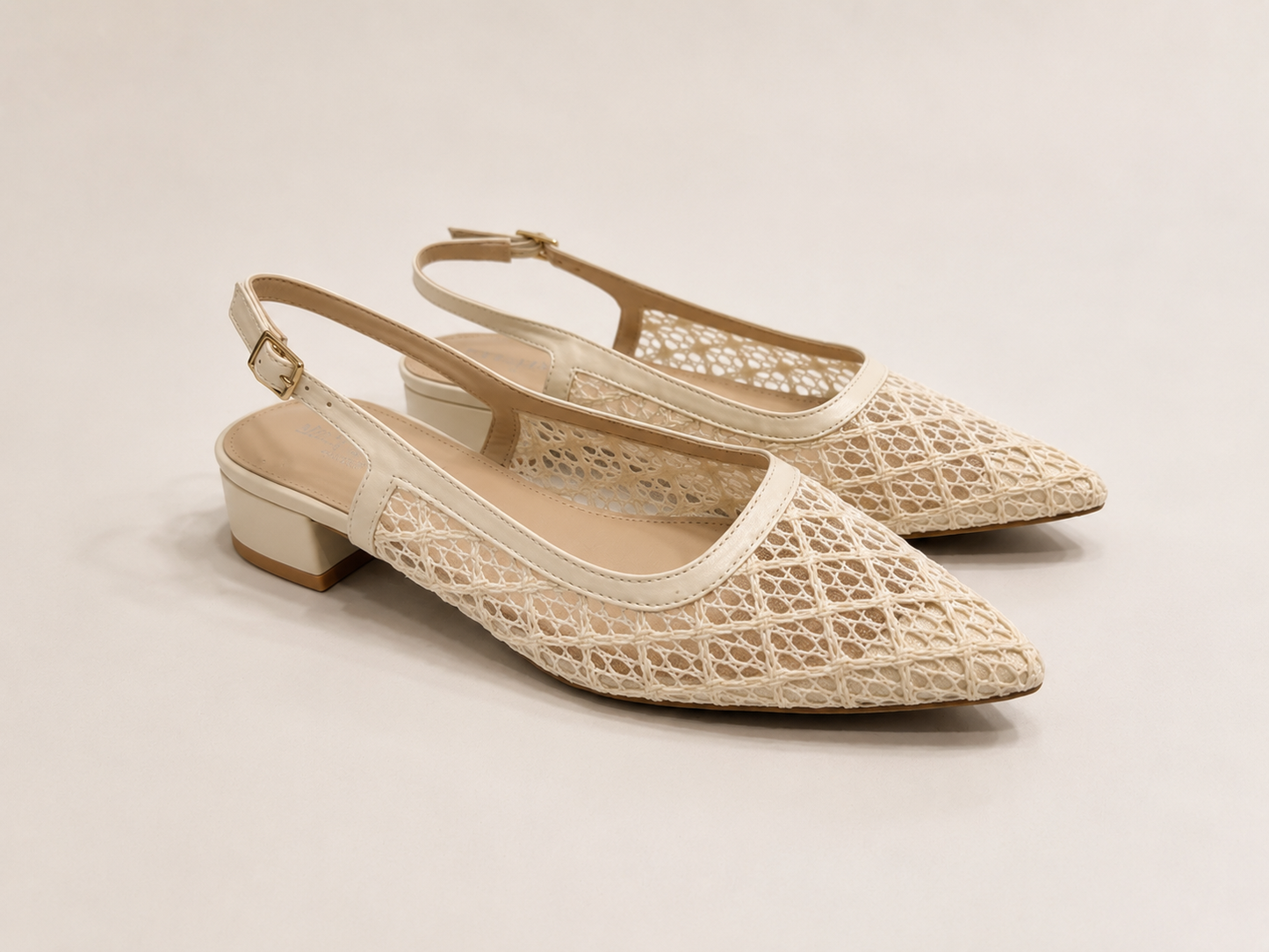 Luna Lace Slingback Flats