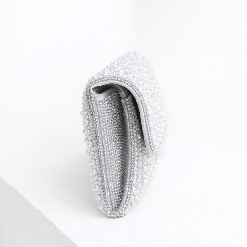 Diamante Pearl Clutch