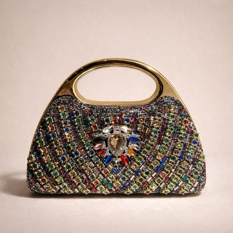Elegant Diamanté Clutch Bag