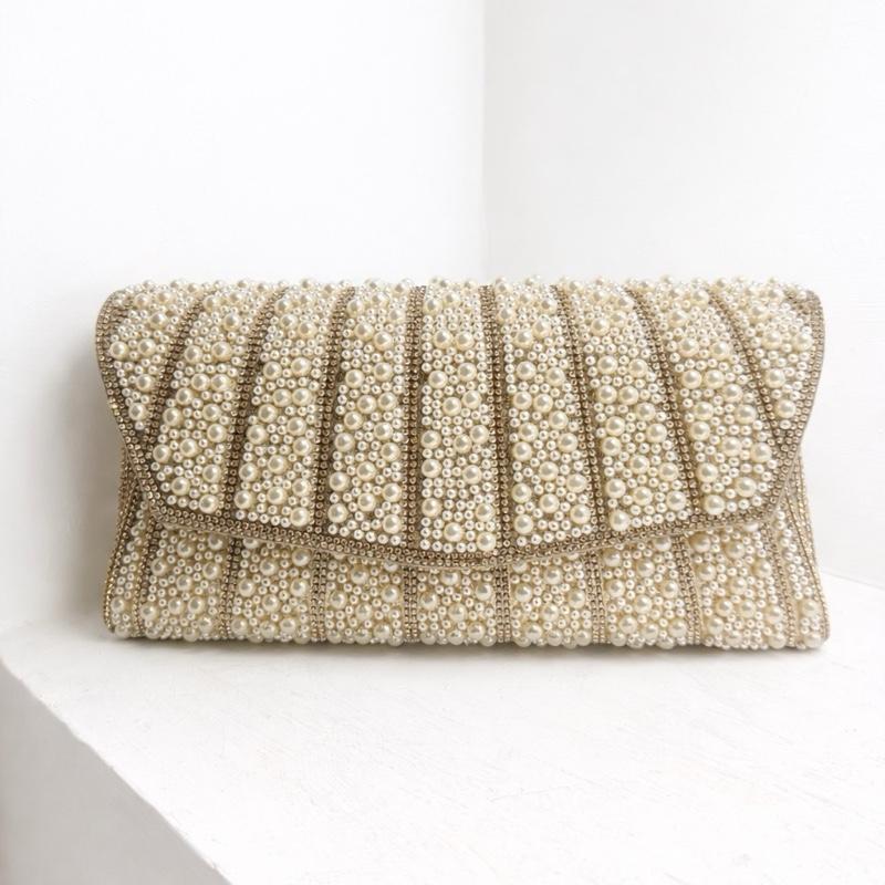 Diamante Pearl Clutch
