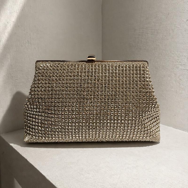 Elegant Diamanté Clutch Bag for Wedding Party Prom & Occasional Wear Sparkling Accessory