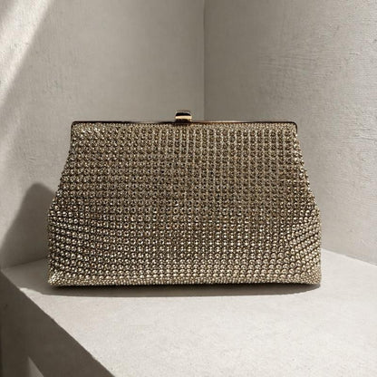 Elegant Diamanté Clutch Bag for Wedding Party Prom & Occasional Wear Sparkling Accessory