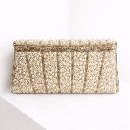 Diamante Pearl Clutch