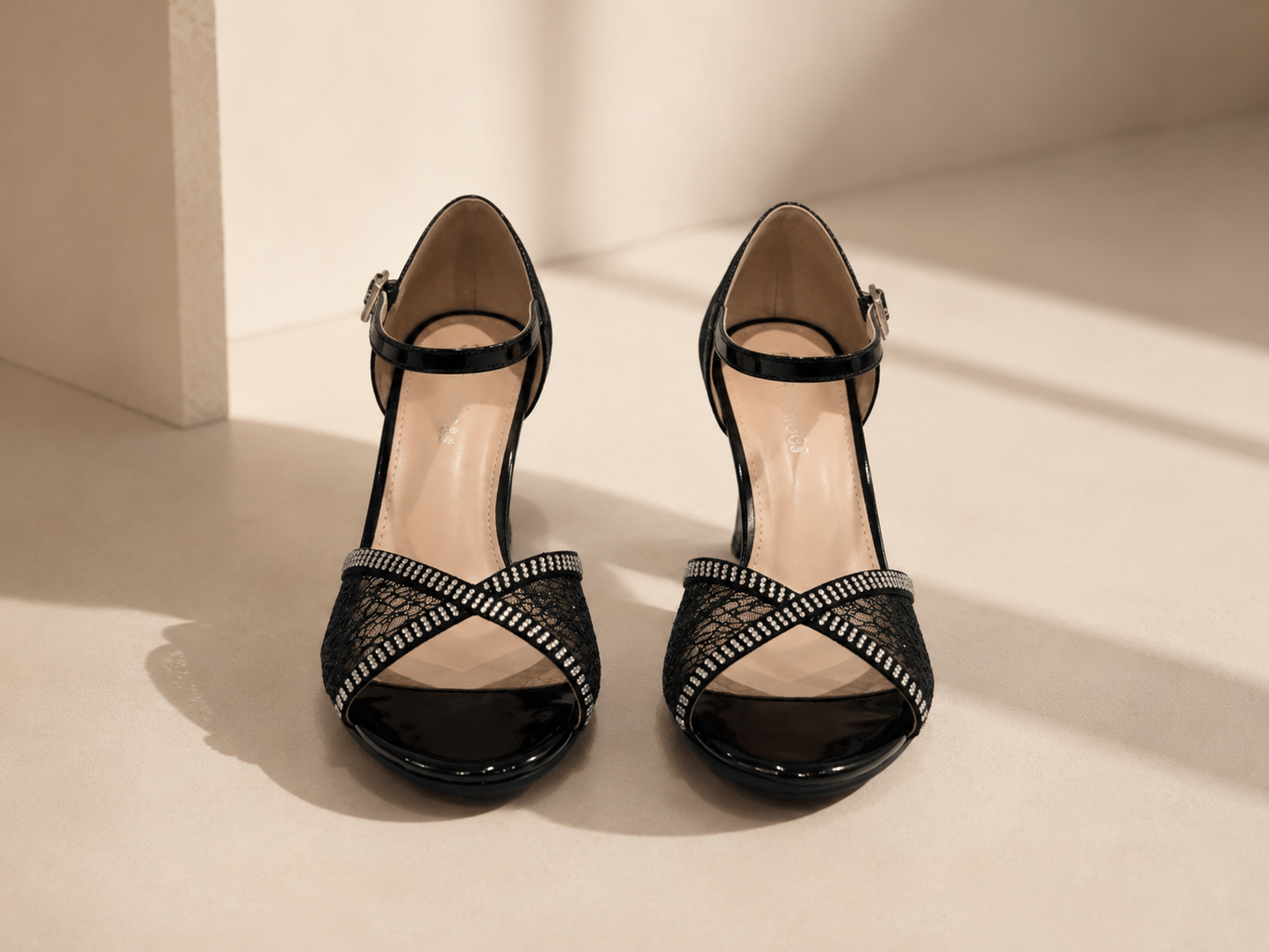 Amara Diamante Heeled Sandals