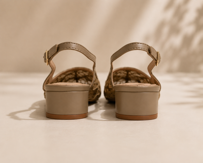 Luna Lace Slingback Flats