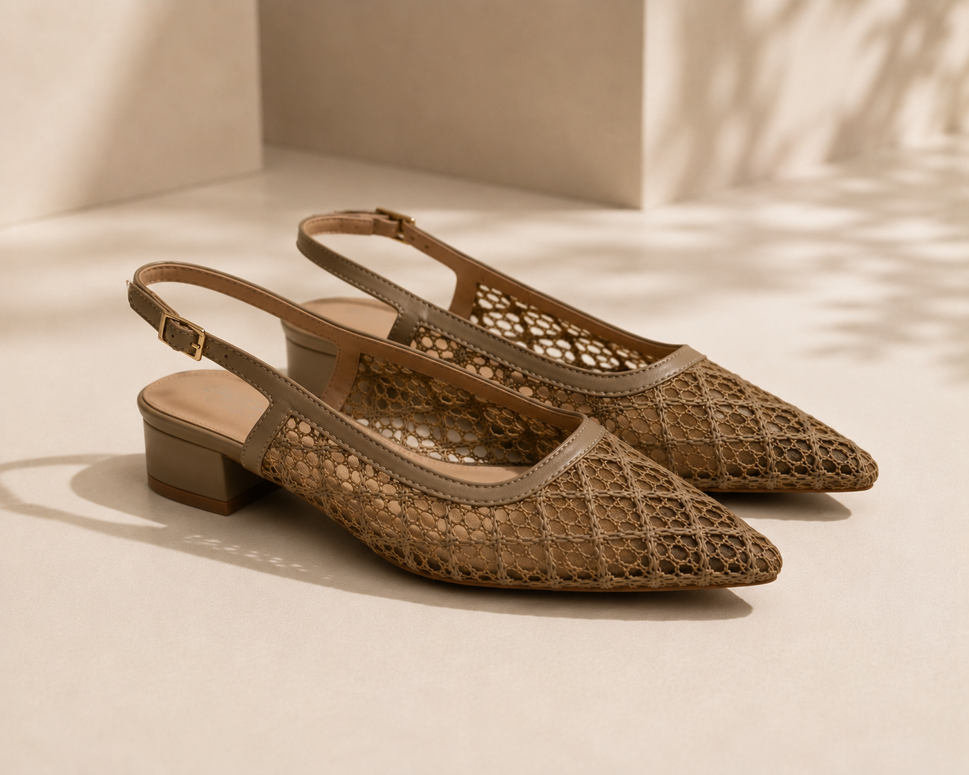 Luna Lace Slingback Flats