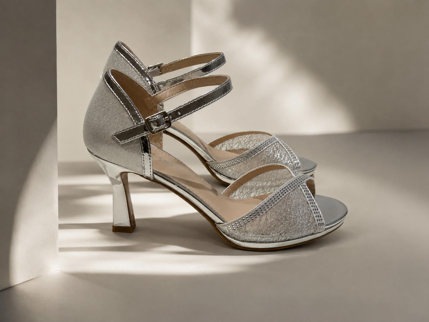 Amara Diamante Heeled Sandals