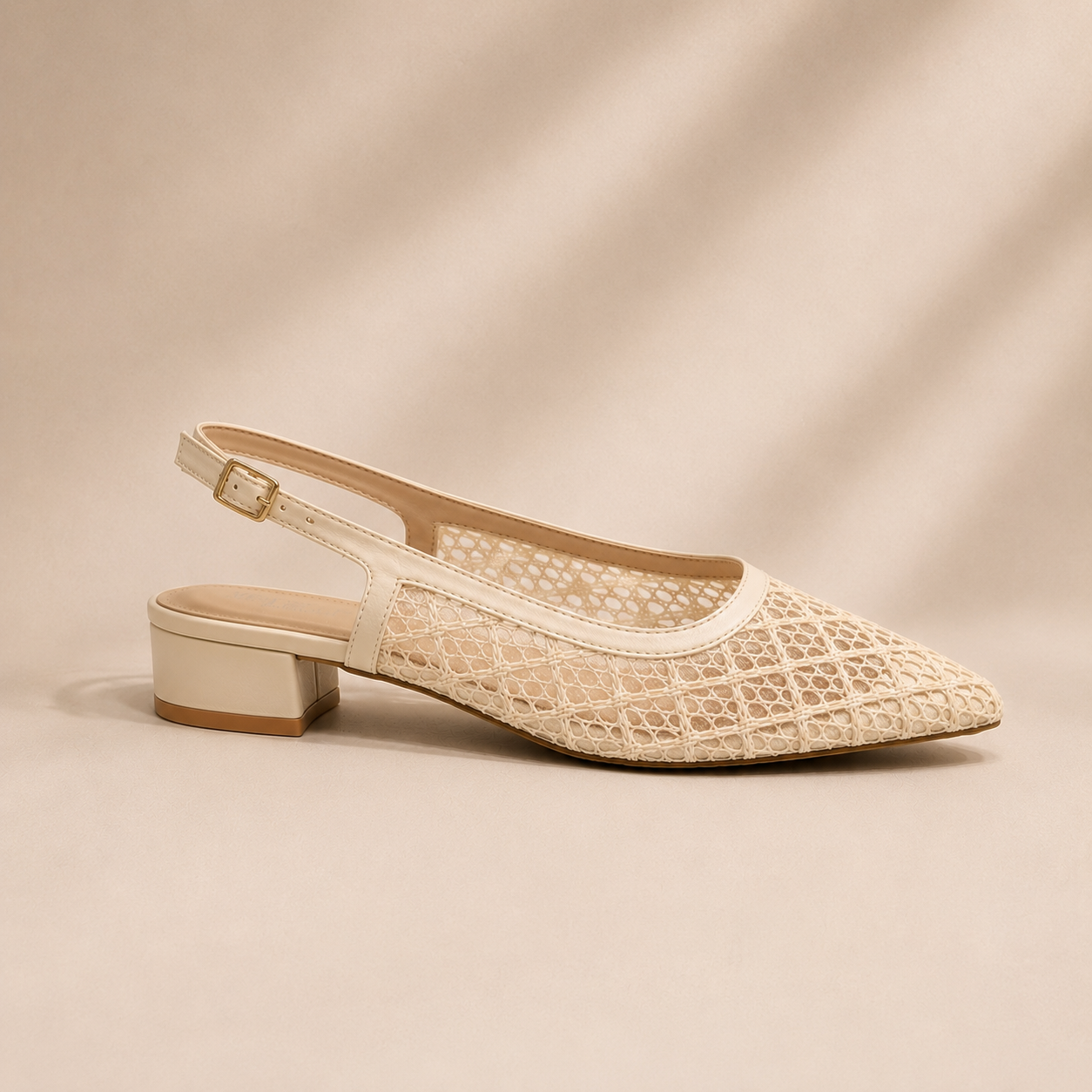 Luna Lace Slingback Flats