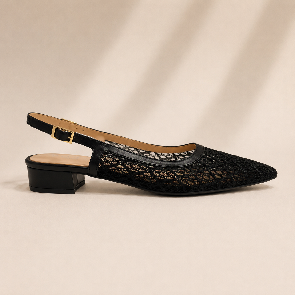 Luna Lace Slingback Flats