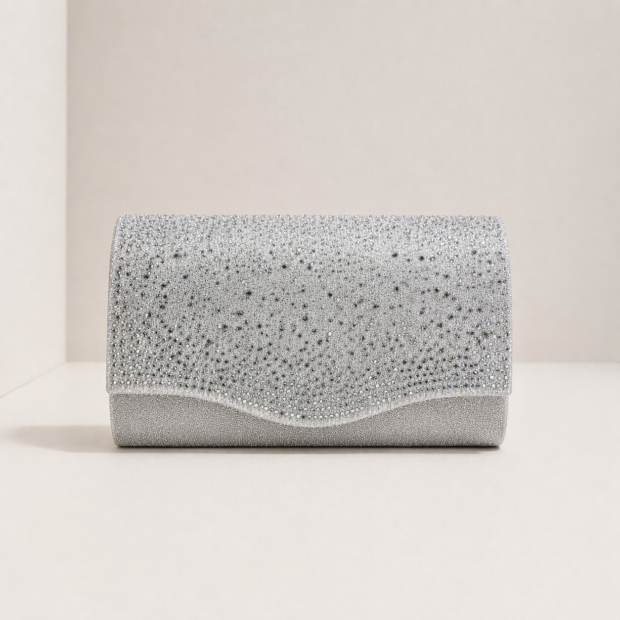 Glitter Diamante Envelope Clutch bag