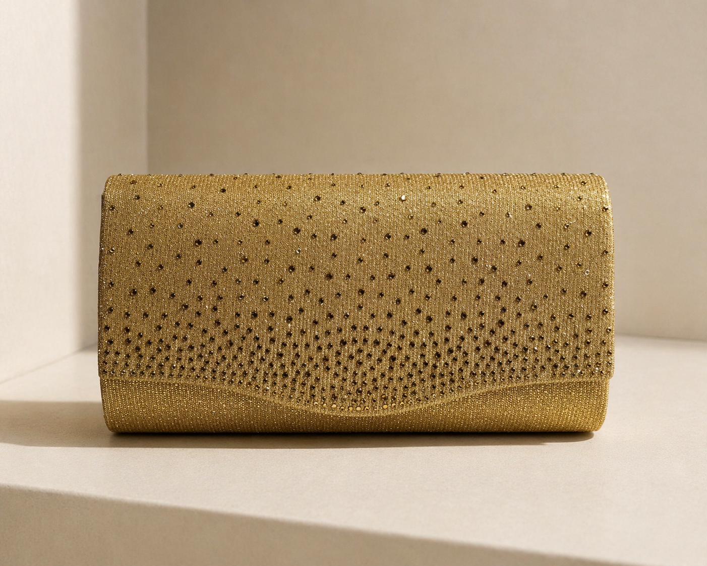 Glitter Diamante Envelope Clutch bag