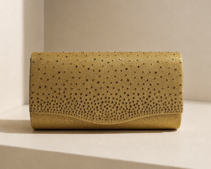 Glitter Diamante Envelope Clutch bag