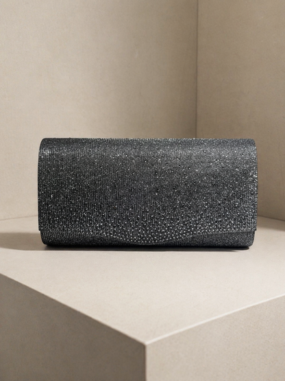 Glitter Diamante Envelope Clutch bag