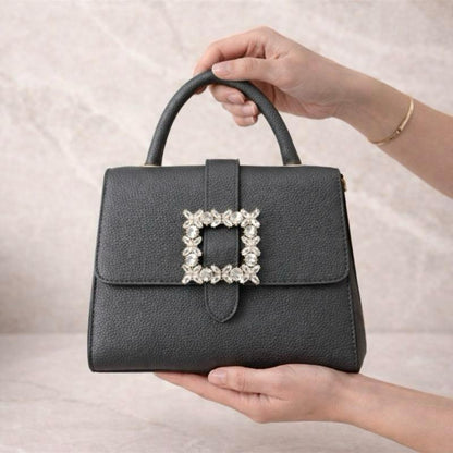 Ella Brooch Diamanté - Elegant handbag